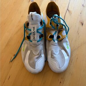 Infinity White & Yellow Athletic Sneakers